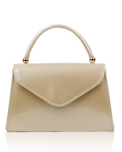 New Women's Ladies Stylish Patent Top Handle Evening Bag/Clutch Bag/Party Bag - Picture 9 of 27
