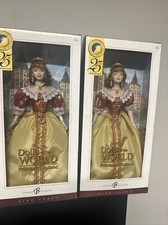 2 Barbie Princess of Holland Red Hair Doll 2005 Mattel G8055 Dolls of the World