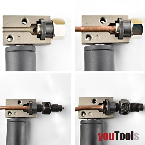 jimy Professional SAE Insitu/Vise Brake Double Flaring Tool 3/16"(4.75mm) pipe - Picture 4 of 8