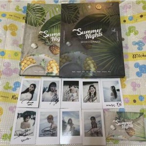 トレカ9枚付き TWICE MONOGRAPH Summer Nights写真集 Twice