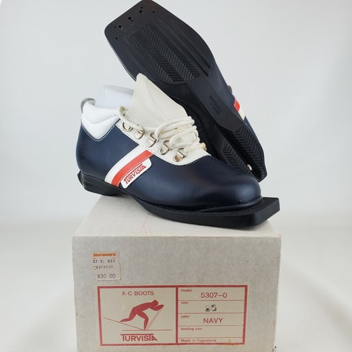Vintage Neu im Karton Turvista Langlauf XC Stiefel 5307 Herren Größe 36 - Bild 1 von 12