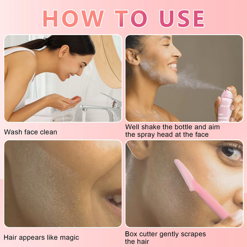 Hair Identifier Spray for Face Shaving,Moisturizing and Skin Care Dermaplaner Sp - Picture 7 of 12