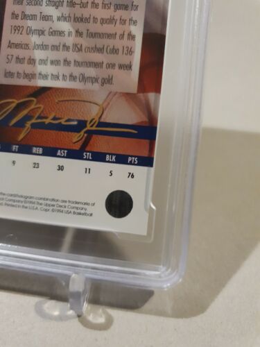 1994-95 UPPER DECK USA MICHAEL JORDAN'S HIGHLIGHTS #JH2. GMA 10 - Picture 12 of 12