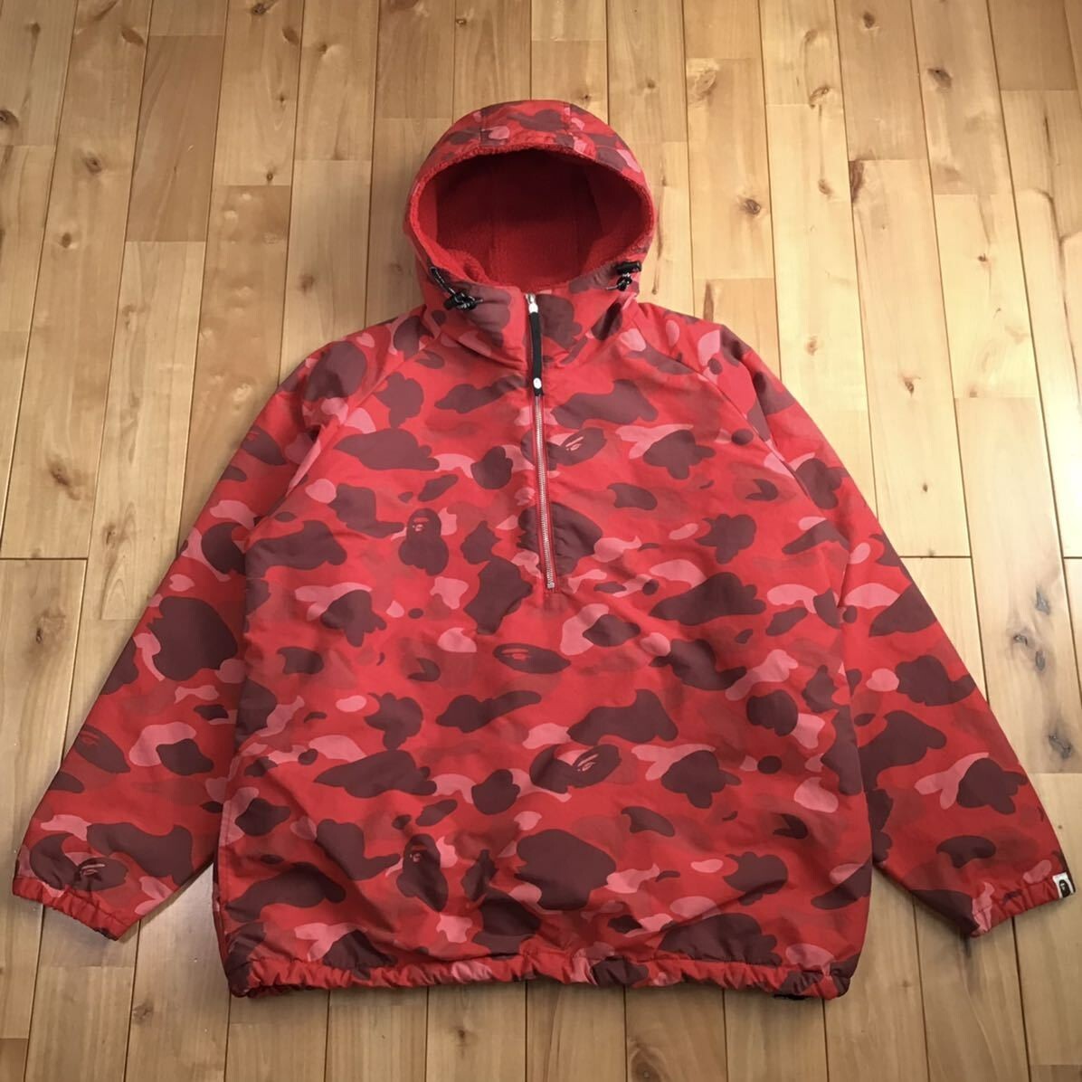 BAPE Pharrell camo half zip hoodie jacket a bathing ape NIGO BAPE Pharrell camo half zip hoodie jacket a bathing ape NIGO