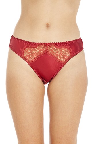 Sulis Silk Eloise pure silk lace briefs made in Britain - Picture 5 of 12