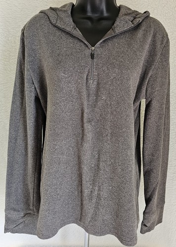 Cuddl Duds Womens Shirt Top Blouse Size L Large Gray Fleece - Picture 19 of 24