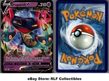 2020 Pokemon, Rebel Clash, #092/192 Dragapult V, Holo Ultra Rare