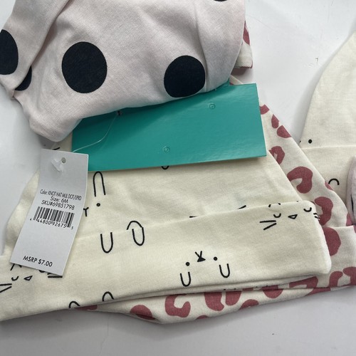 Set of 9 Cute Baby Infant Beanie Knot Hats Preemie 6M - Picture 5 of 7