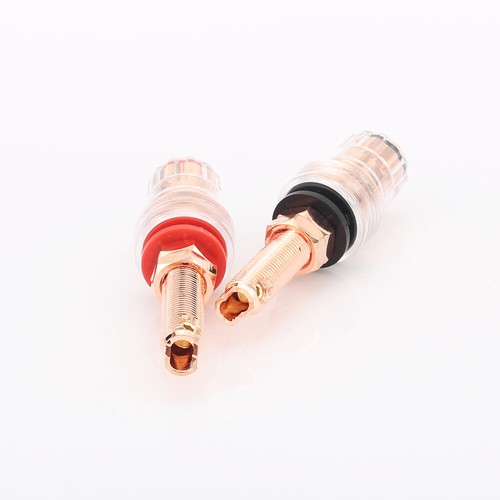 4 piezas Altavoz de alta fidelidad hembra terminal hembra de filo largo de cobre puro - Imagen 4 de 7