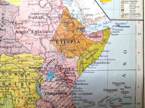 AFRICA COLONIALE alla fine della 2° guerra mondiale Carta geografica del 1947 - Picture 2 of 2
