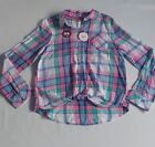 So Little Girls plait tie front Button-front  Shirt Long sleeve pink size 14