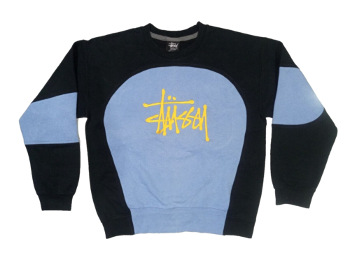 Stussy vintage reworked embroidered unisex sweatshirt size M