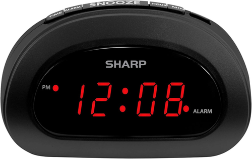 Small Digital Alarm Clock with Snooze and Battery Backup, Easy to Use Top Button - Picture 8 of 12