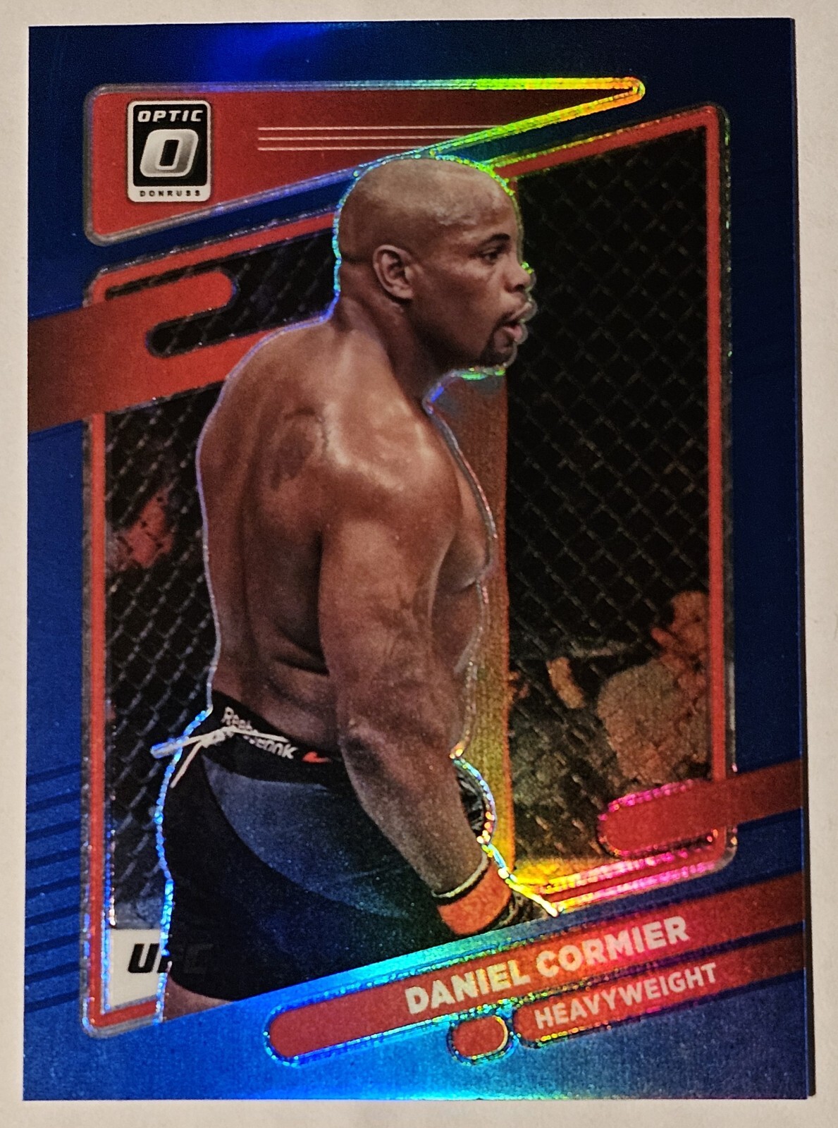 2022 Panini Donruss Optic UFC Daniel Cormier #93  Blue Prizm #'d /99 Heavyweight