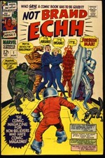 NOT BRAND ECHH #1 1967 FN+ 1ST COVER APPEARANCE Of FORBUSH-MAN Marvel Comics