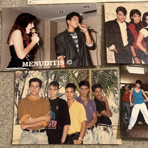 Vintage Original Photos Of Menudo Menuditis International Boys Band Rare - Picture 3 of 15