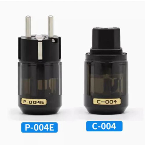 2PCS/Paar Hifi Audio EU Schuko Stecker IEC C15 C16 Buchse für DIY AC Stromkabel - Bild 4 von 16