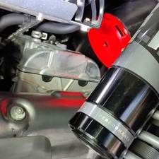 Kawasaki KRX 1000 Snorkel Belt Exhaust Kit RED protects the belt from water