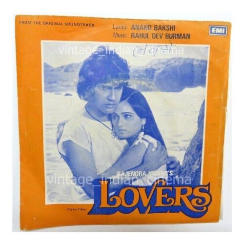 Lovers 1983 Kumar Gaurav, Padmini Bollywood Rare EP Vinyl Record P/45N14265 - Picture 1 of 4