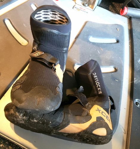 Xcel Dry lock 7.0m Booties, black Size 7 $75 New - Picture 5 of 9