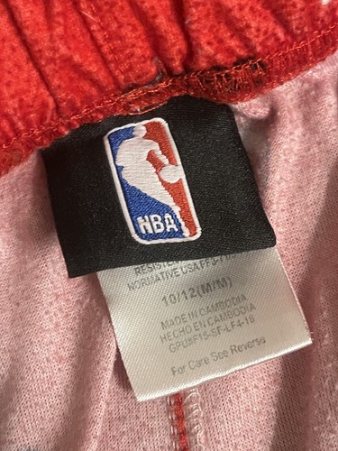 Chicago Bulls NBA Licensed Red Fleece Lounging Pajama Pants Boys M (10/12) - Picture 4 of 6