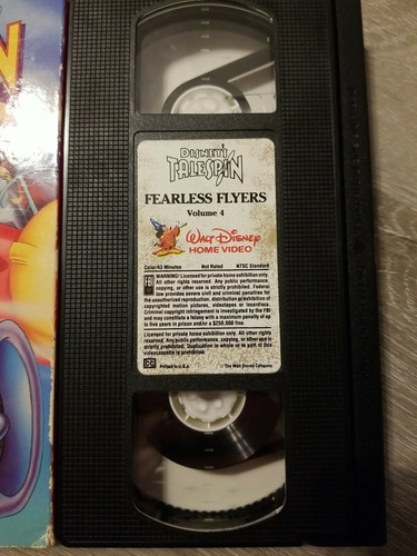 Talespin Series V. 4 - Fearless Flyers (VHS, 1991) Disney  - Afbeelding 9 van 10