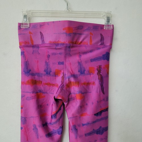 Terez Pants Womens XS I Am A Voter. Pink/Purple Camo Leggings Activewear - Picture 8 of 12