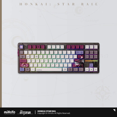miHoYo Honkai Star Rail Kafka RGB tastiera meccanica ufficiale retroilluminata - Foto 25 di 27