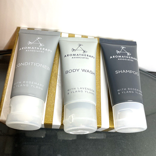 Lot of 3-Aromatherapy Travel Toiletries Shampoo- Conditioner -Body Wash-1.35 Oz - Picture 12 of 17