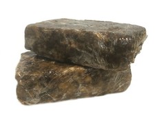 8oz. Raw African Black Soap Bars - Pre Cut 100 Pure Natural Organic Unrefined