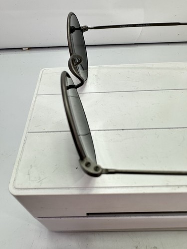 Rare Romeo Gigli Sunglasses Men Woman Guns Oval Wire Sunglasses Vintage Lennon - Picture 22 of 24