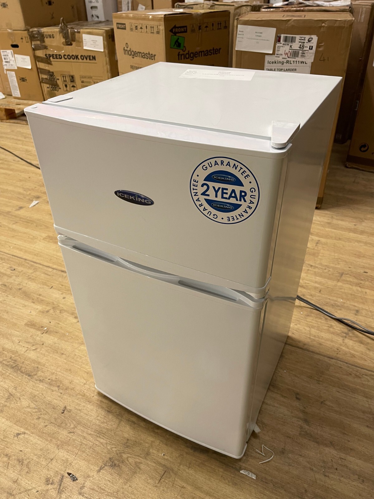 IceKing IK2022W.E 85L Undercounter Fridge Freezer 47cm 2 Door White 1296449 5060217415009 eBay