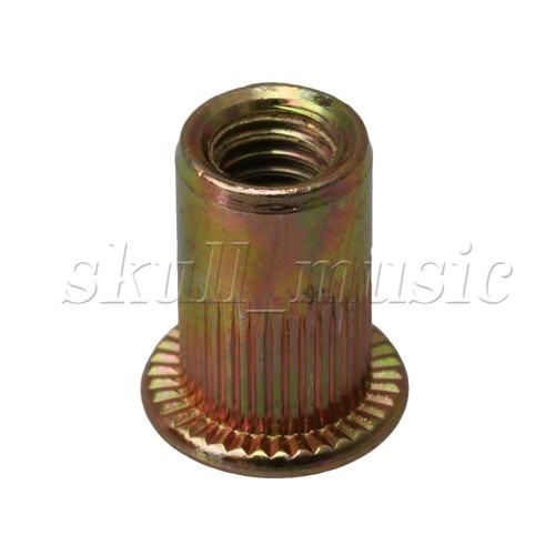 25 PCS 6mm Threaded Rivet Nut Inserts Rivnut Nutsert Carbon Steel M6 - Picture 6 of 10
