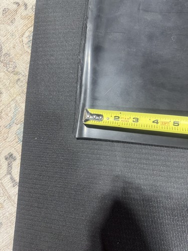 Fluorosilicone Rubber Sheet 38"x12” X.100" High Temp Fuel Resistant Viton USA - Picture 3 of 4