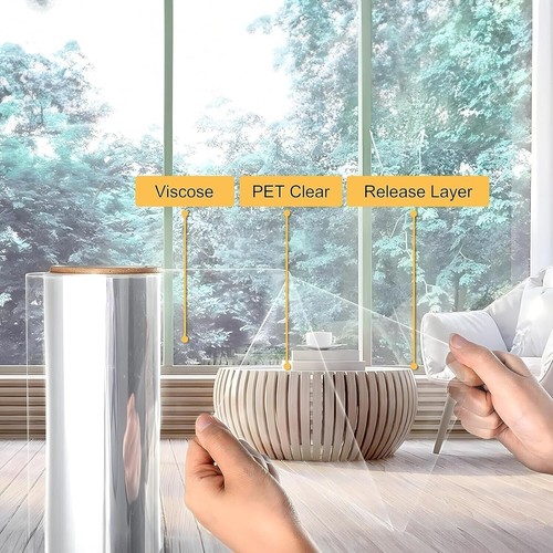 60x500 Safety Security Window Film Shatter Proof Glass Stickers Protection 2mil - Picture 10 of 16