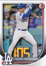 2025 Bowman Freddie Freeman #5 Los Angeles Dodgers