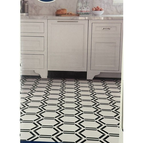 (2) Paquetes de 10 FloorPops Azulejos Vinilo Virgen Hexágonos Coltrane Blanco Pelar y Pegar - Imagen 3 de 8