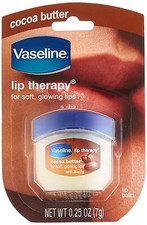 6 Pack Vaseline Cocoa Butter Lip Therapy For Soft Glowing Lips 0.25Oz Each