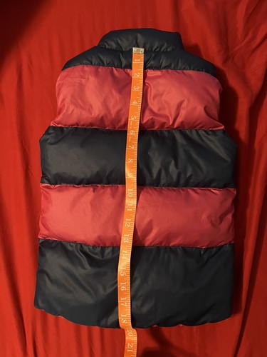 Ralph Lauren Girls Size 6 X Reversible Down Puffer Vest Pink/Navy Blue Full Zip - Picture 2 of 5