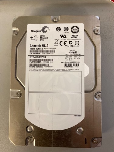 Seagate Cheetah NS.2 ST3450802SS 450 GB 3.5" SAS 2 Enterprise Drive - Picture 2 of 2