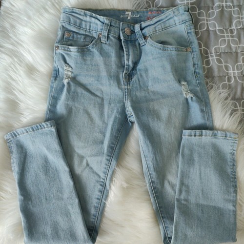 7 For All Mankind Ankle Skinny Jeans - Girls Size 10 - Picture 1 of 7