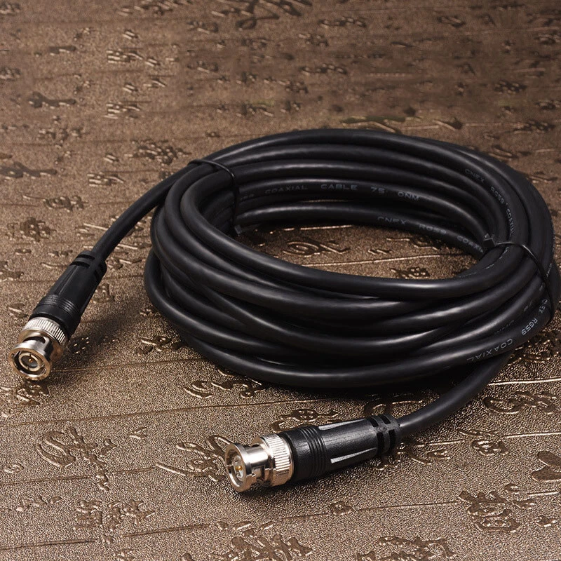 1-5M BNC Male to Male RG59 Coaxial Video Cable for CCTV Security Camera - Image 2 of 4