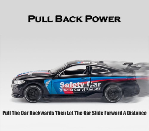 1/32 BMW M4 Metal Diecast Model Car Toys Collection Sound&Light Best Gift - Picture 4 of 10