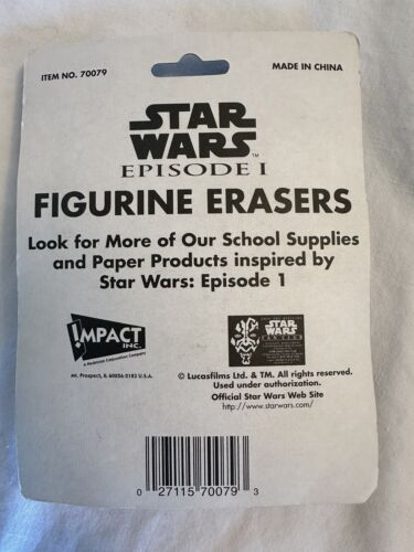 Star Wars Episodio Darth Maul Figurina Gomma, Articolo #70079 - Foto 3 di 3
