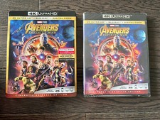 Marvel Avengers: Infinity War (4k Ultra HD + Blu-ray + Digital Code) NEW SEALED