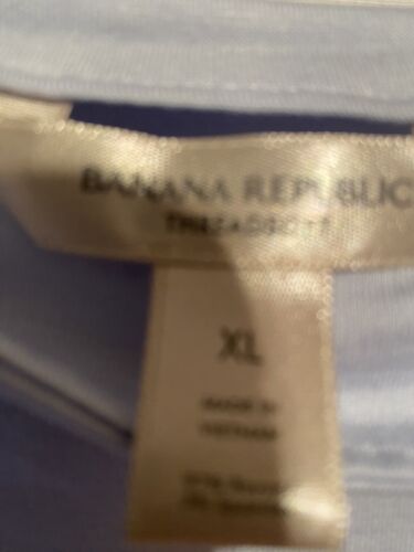 NWT Banana Republic Womens Sleeveless Top Size XL Mock Neck Light Blue - Picture 3 of 7