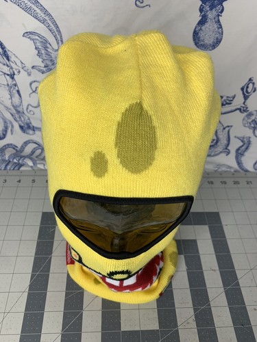Sprayground SpongeBob Hat Beanie Face mask Limited Edition Nickelodeon 2022 - Picture 2 of 9