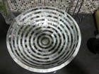 15" Marble Washbasin / Sink Semi precious stones Random Work 