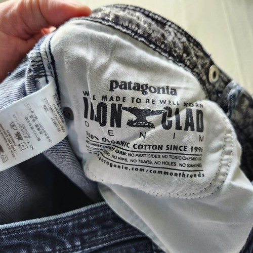 Patagonia Jeans Womens 26 Dark Blue Cargo Pocket Iron Clad Denim Stretch 30x30 - Picture 11 of 19