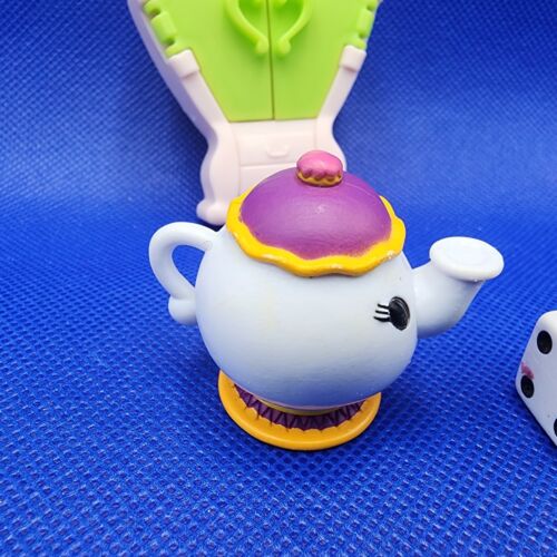 Beauty and the Beast Mrs Potts Teapot and Wardrobe McDonald's Toys lot of 2 - Picture 3 of 7